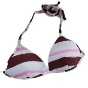 Cia Maritima Padded Triangle Bikini Top Medium